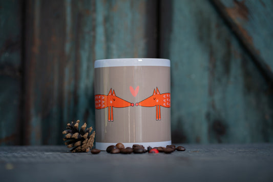 Keramiktasse Fuchs Liebe
