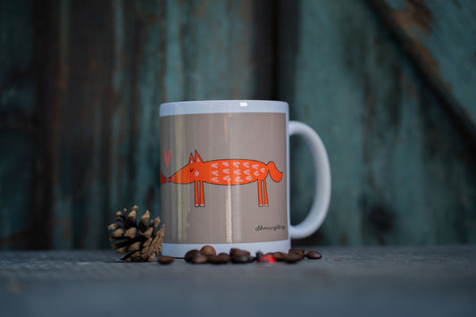 Keramiktasse Fuchs Liebe