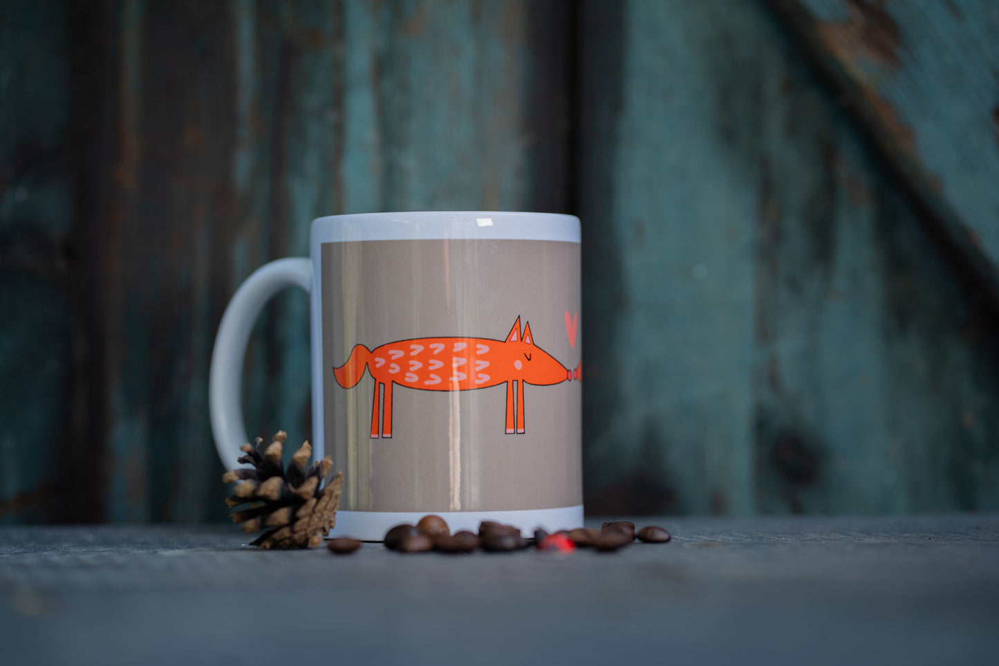 Keramiktasse Fuchs Liebe